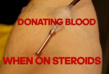 Steroids & donating blood