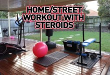 Home-Street workout with steroids