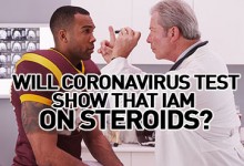 Coronavirus test and steroids